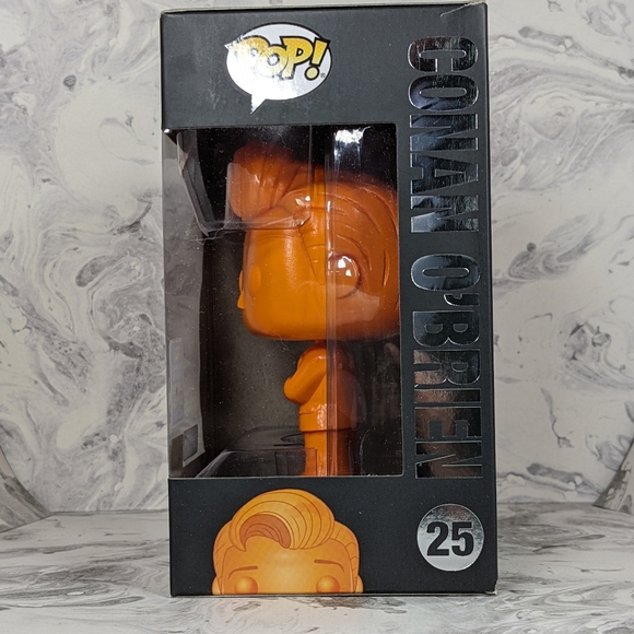 Funko Pop Conan O'Brien 25, Orange Conan, 2019 Summer Convention Exclusive MIB - Picture 2 of 8